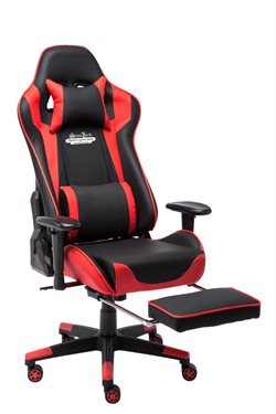 Stanlord Gamer chairs Colville Red with footrest